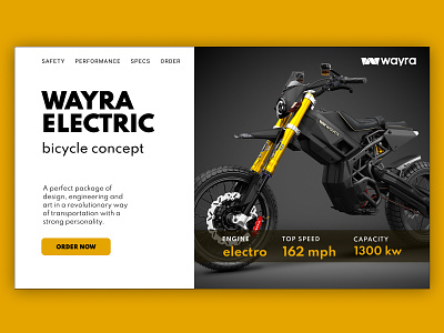 bicycle concept bicycle black and white byc concept design ui web design website design