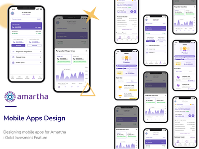 UX Case Study - Gold Featur Invesment Amartha amartha app design disign feature gold invesment studi kasus ui ui ux ux ux case study