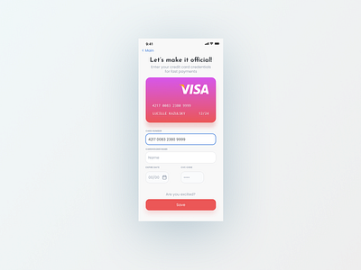 Daily UI #002 | Credit Card Checkout