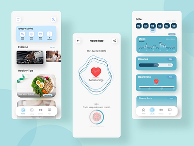Activity Monitoring Apps activity app gym gym app health app healthy mobile mobile app mobile app design mobile design mobile ui ui ux workout workout app