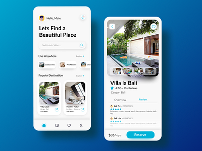 Booking Hotel/Villa App