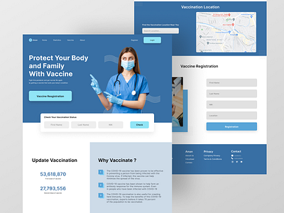 Aman - Vaccination Landing Page