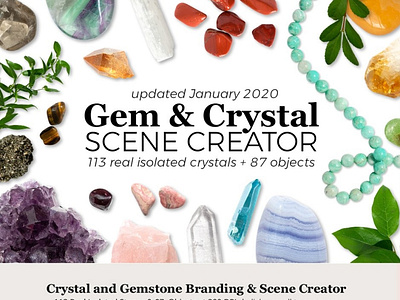 Crystal & Gemstone Mock Up Creator