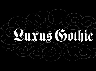 Luxus Gothic app branding design graphic design icon illustration logo minimal typography vector