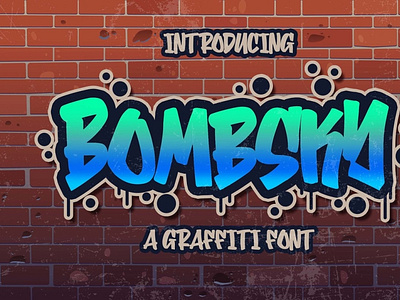 Bombsky Graffity Font