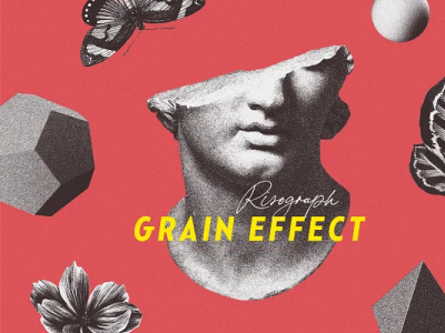 Risograph Grain Effect