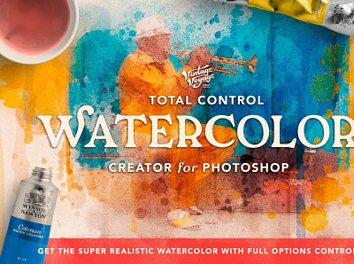 Total Watercolor Creator animation graphic design icon illustration illustrator minimal typography ui ux vector