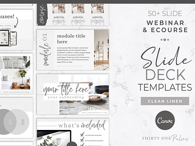Webinar & Course Slide Deck Template