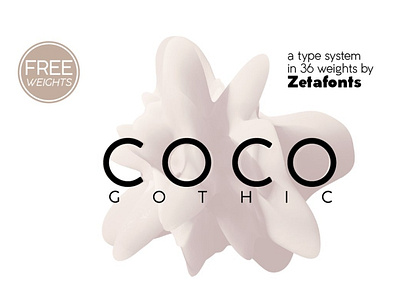 Coco Gothic - 36 fonts