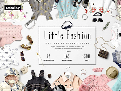 Little Fashion Apparel Mockup Bundle