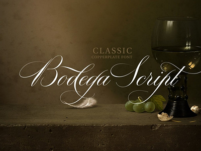 Bodega Script Elegant Wedding Font