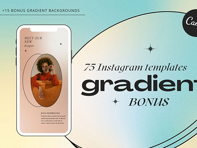 SALE! Gradient Instagram CANVA+BONUS