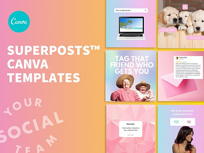 IG Superposts Canva Template