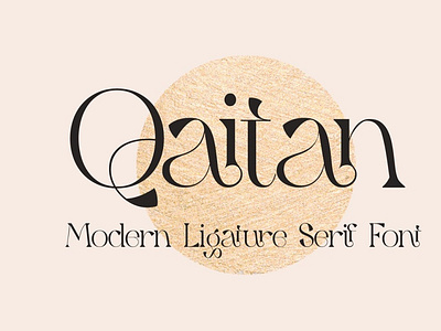 Qaitan – Modern Serif Font