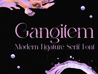 Gangitem - Serif Font