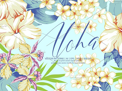 Aloha | Vector hawaiian patterns