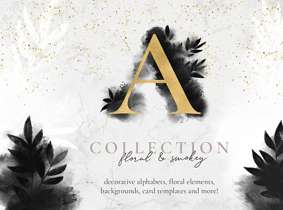 Floral & Smokey Collection animation branding clean design graphic design illustration illustrator minimal typography vector