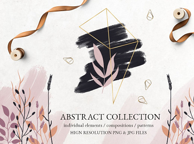 Abstract Collection animation branding design flat graphic design icon illustration illustrator minimal typography