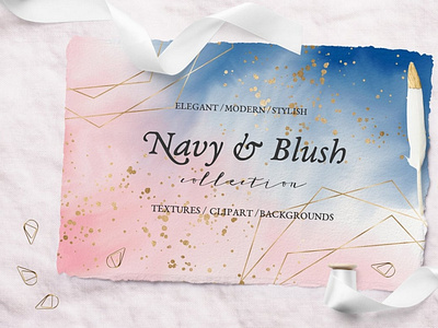 Navy & Blush Collection