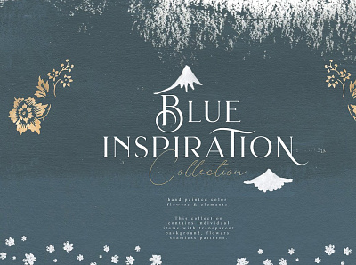 Blue Inspiration Collection animation app branding design graphic design illustration illustrator minimal typography vector