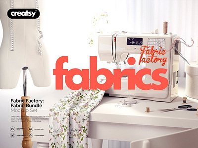 Fabric Factory v.6 Mockup Bundle