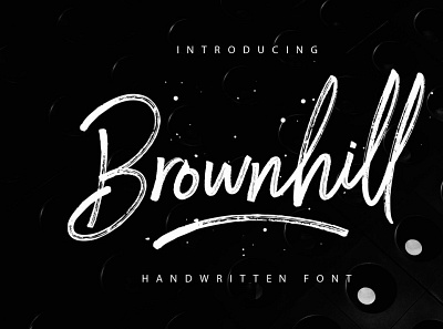 Brownhill Script animation branding design graphic design icon illustration logo minimal typography ui vector