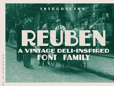 Reuben - A Vintage Display Font