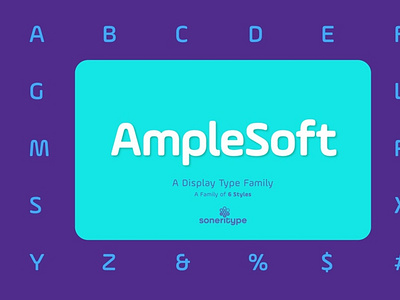 AmpleSoft Display Type Family