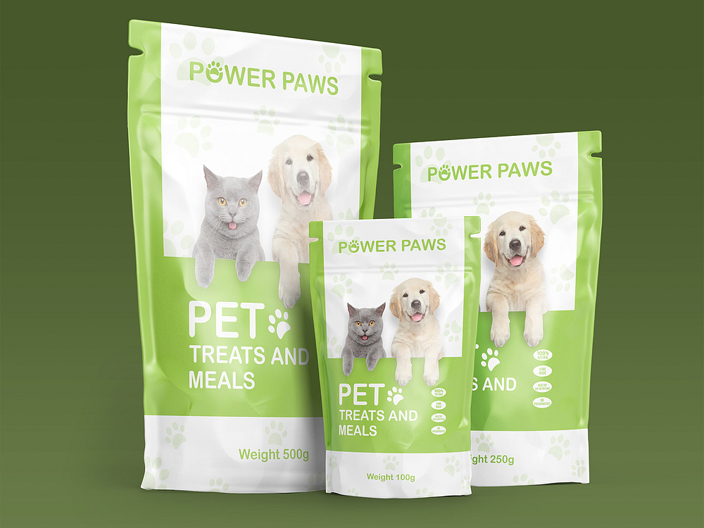 Pet food packaging design by Mohammad Sazzad on Dribbble