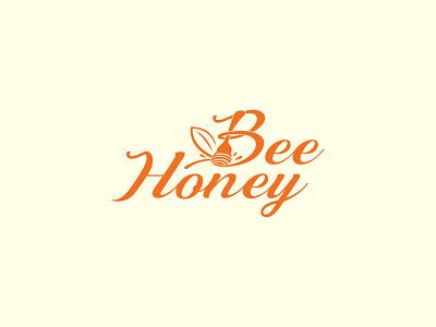 Bee Honey bee honey logo bee logo honey logo natural logo organic food logo organic honey logo organic logo pure honey logo restaurant logo