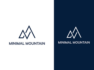 mountain business logo clean logo creative logo flat logo logo logo design minimal logo minimal mountain logo minimalist logo modern logo mountain logo simple logo
