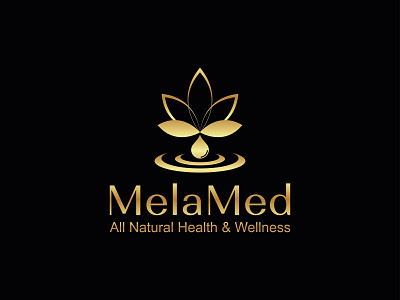 Mela Med business logo cannabis logo cbd logo creative logo logo logo design luxury logo minimal logo minimalist logo modern logo natural logo simple logo unique logo weed logo wellness logo