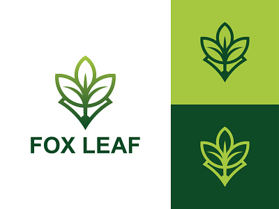 Fox Leaf brand logo branding logo creative logo flat logo forrest logo fox leaf fox logo graphic design leaf leaf logo logo logo design minimal logo minimalist logo modern logo natural logo simple logo