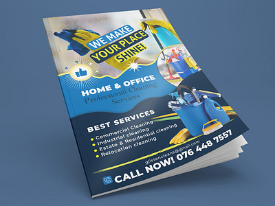 Cleaning Services Flyer Design brochure cleaning service flyer cover design flyer flyer design magazine magazine cover