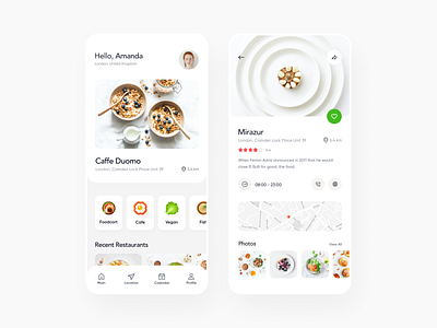 Restaurant app concept