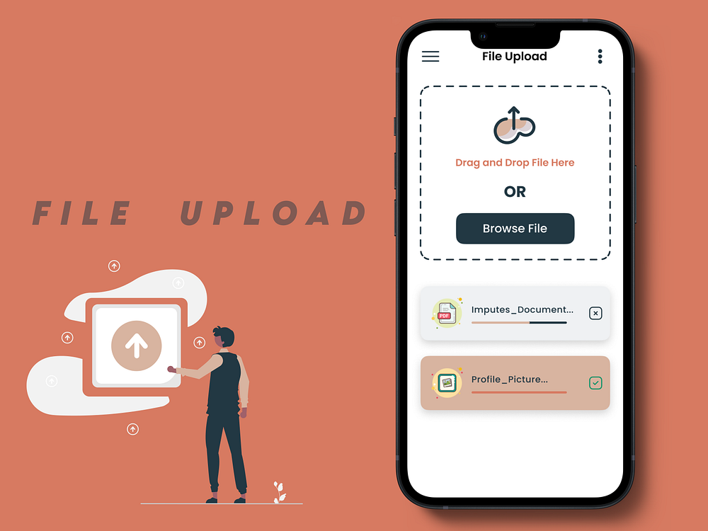 File Upload UI designs, themes, templates and downloadable graphic ...