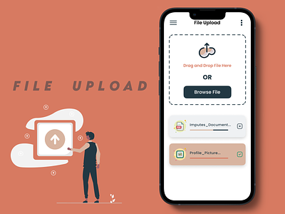 File Upload DailyUI 031 app design daily ui 031 daily ui inspiration dailyui dailyui 031 file file upload ui image upload mobile app design mobile app ui design mobile ui design product app design ui upload