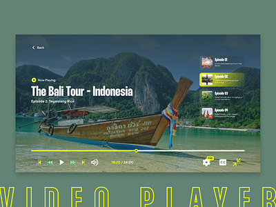 Video Player DailyUI 057