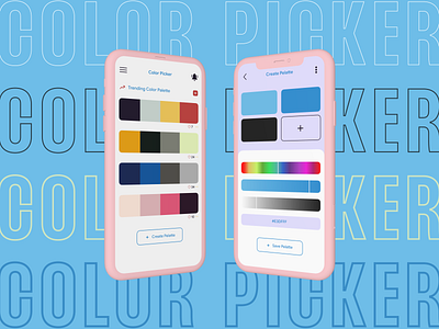 Color Picker DailyUI 060 app design color picker colorpicker daily ui 060 daily ui 60 daily ui inspiration dailyui mobile app design mobile app ui design mobile ui design picker product app design ui