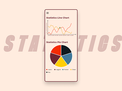 Statistics DailyUI 066 analytics analytics ui app design chart charts daily ui 066 daily ui 66 daily ui inspiration dailyui mobile app design mobile app ui design mobile ui design product app design statistics ui