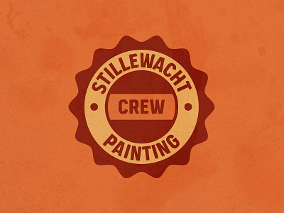 Stillewacht Painting Crew Wave-Badge badge badge logo badgedesign branding design graphic design icon illustration illustrator logo