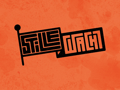 Stillewacht Flag Logo branding design flag design flag logo graphic design icon illustrator logo minimal typography