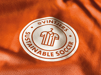 Vintjers Jersey Print badge badge logo badgedesign branding design graphic design illustrator logo typography vector