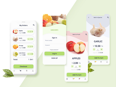 Grocery Delivery App app app design application design mobile mobile app ui ux