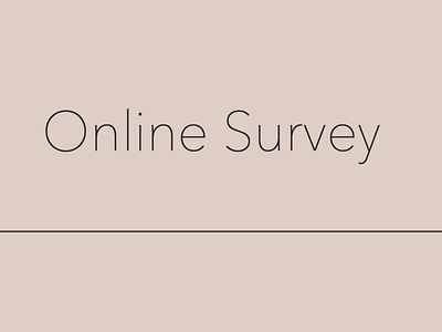 Online Survey online survey survey typeform user research ux uxdesign