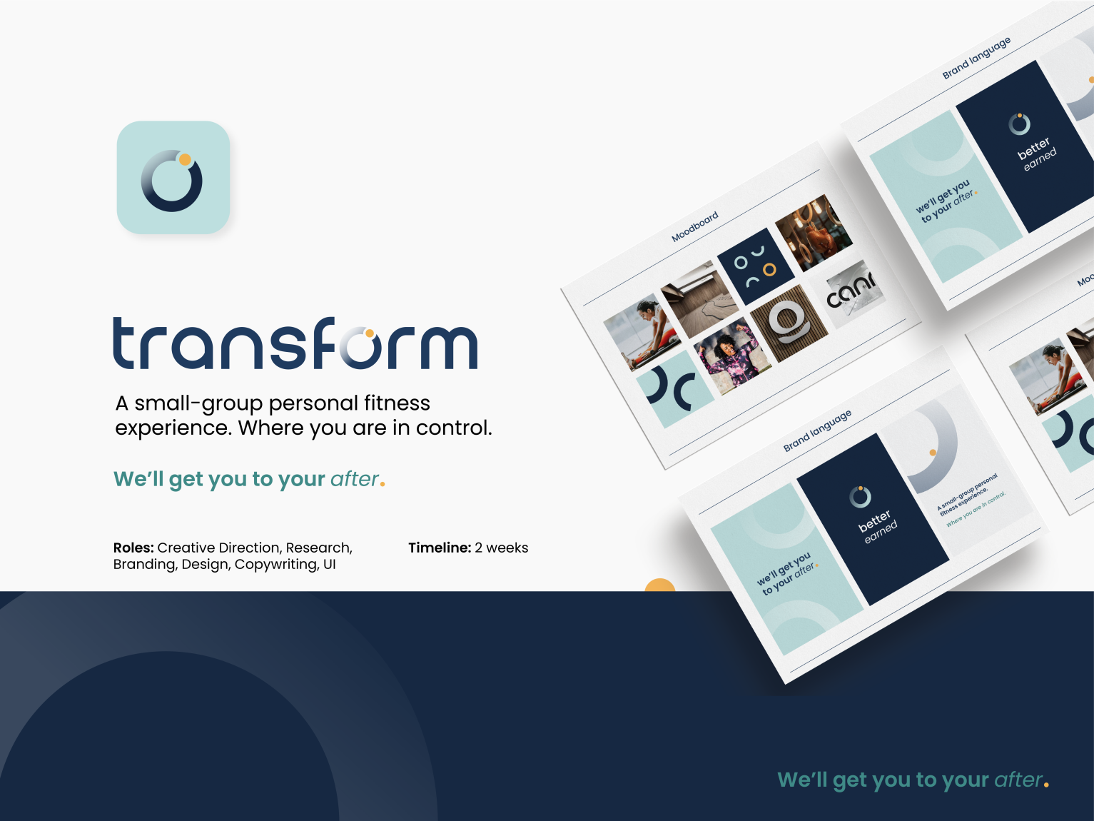 Transform Fitness Case Study by Hanna Varner on Dribbble