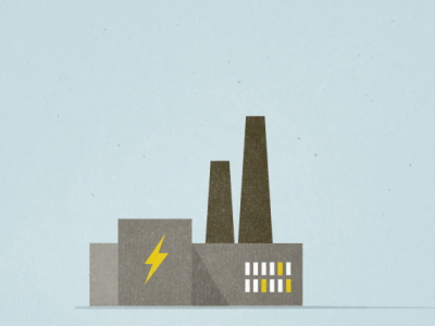 Factory Fizzle (GIF) energy factory industrial lightning sparkle