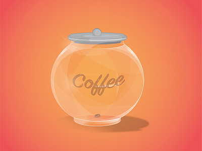 Coffee Jar bean bowl coffee illustration illustrator jar last light vector