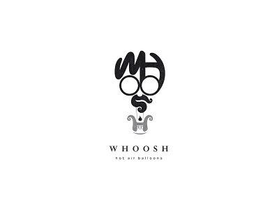 Whoosh dailylogochallenge dailylogochallengeday2 hot air balloon logo logo logo design logochallenge logotype logotypedesign whoosh