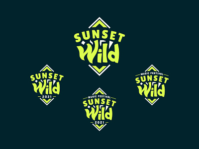 Logo variations - Sunset Wild Festival